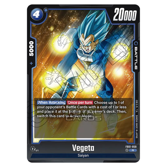 Dragon Ball Super - Fusion World - FB01 - Awakened Pulse - Vegeta (Rare) - FB01-059
