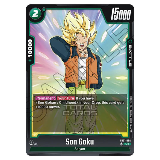 Dragon Ball Super - Fusion World - FB01 - Awakened Pulse - Son Goku (Uncommon) - FB01-086