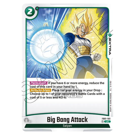 Dragon Ball Super - Fusion World - FB01 - Awakened Pulse - Big Bang Attack (Uncommon) - FB01-103