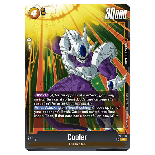 Dragon Ball Super - Fusion World - FB01 - Awakened Pulse - Cooler (Super Rare) - FB01-113
