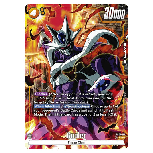 Dragon Ball Super - Fusion World - FB01 - Awakened Pulse - Cooler (Super Rare) - FB01-113a