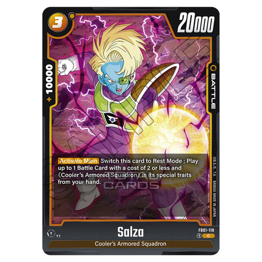 Dragon Ball Super - Fusion World - FB01 - Awakened Pulse - Salza (Common) - FB01-118