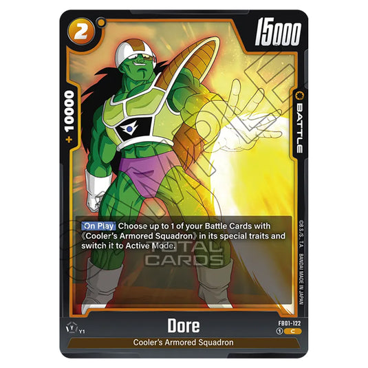 Dragon Ball Super - Fusion World - FB01 - Awakened Pulse - Dore (Common) - FB01-122