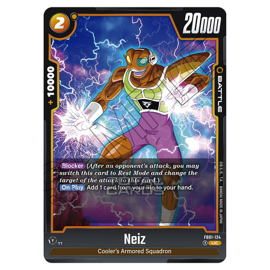 Dragon Ball Super - Fusion World - FB01 - Awakened Pulse - Neiz (Uncommon) - FB01-124