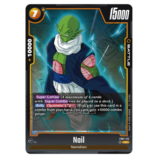 Dragon Ball Super - Fusion World - FB01 - Awakened Pulse - Nail (Uncommon) - FB01-125