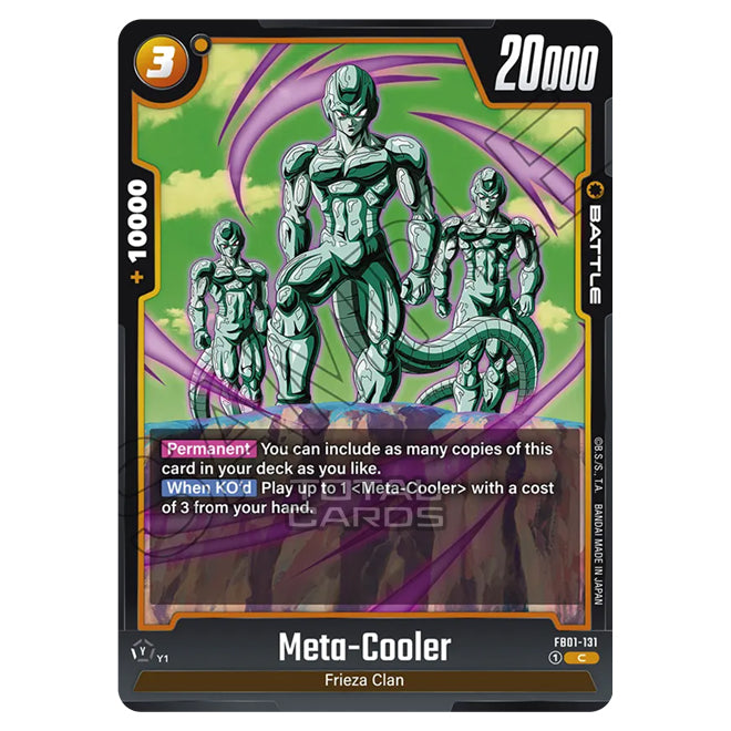 Dragon Ball Super - Fusion World - FB01 - Awakened Pulse - Meta-Cooler Dragon Ball Super - Fusion World - FB01 - Awakened Pulse - Meta-Cooler
