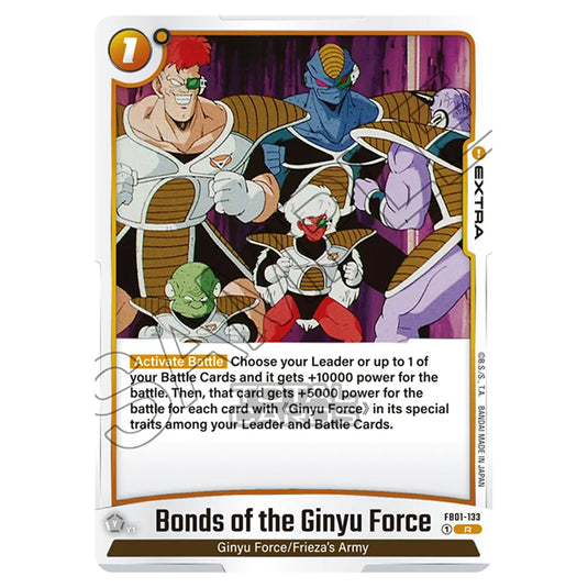 Dragon Ball Super - Fusion World - FB01 - Awakened Pulse - Bonds of the Ginyu Force (Rare) - FB01-133