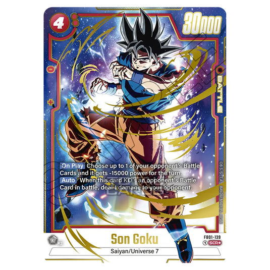 Dragon Ball Super - Fusion World - FB01 - Awakened Pulse - Son Goku (Secret Rare) - FB01-139a