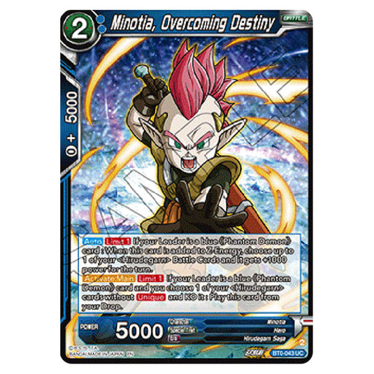Dragon Ball Super - B24 - Beyond Generations - Minotia, Overcoming Destiny - BT24-043