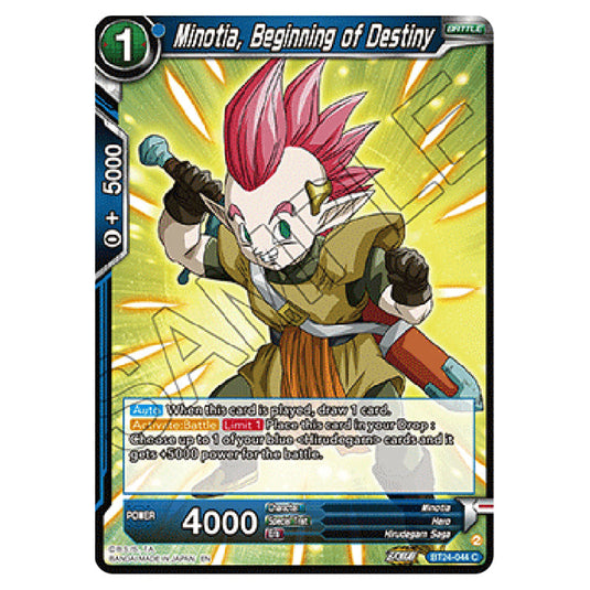 Dragon Ball Super - B24 - Beyond Generations - Minotia, Beginning of Destiny - BT24-044