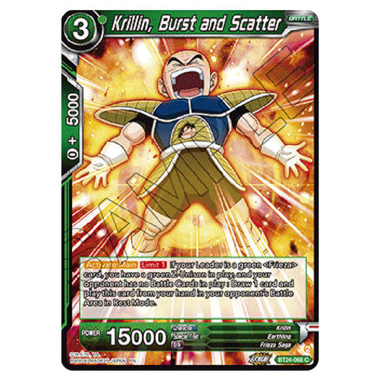 Dragon Ball Super - B24 - Beyond Generations - Krillin, Burst and Scatter - BT24-068