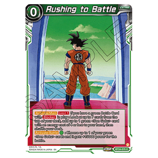 Dragon Ball Super - B24 - Beyond Generations - Rushing to Battle - BT24-076
