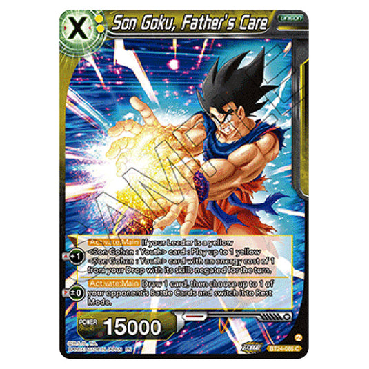 Dragon Ball Super - B24 - Beyond Generations - Son Goku, Father’s Care - BT24-086