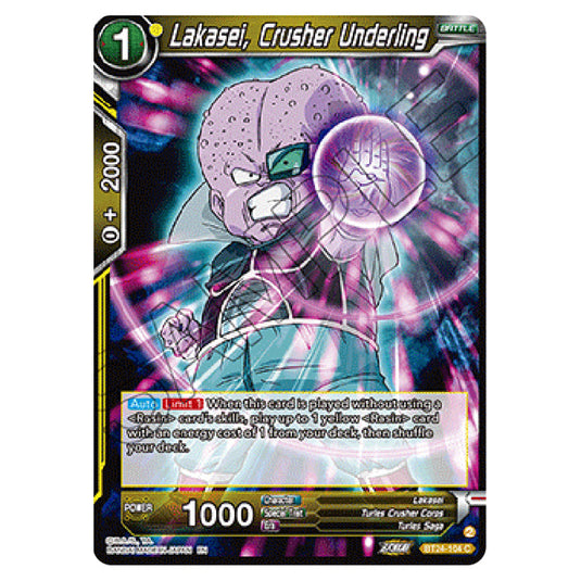 Dragon Ball Super - B24 - Beyond Generations - Lakasei, Crusher Underling - BT24-104