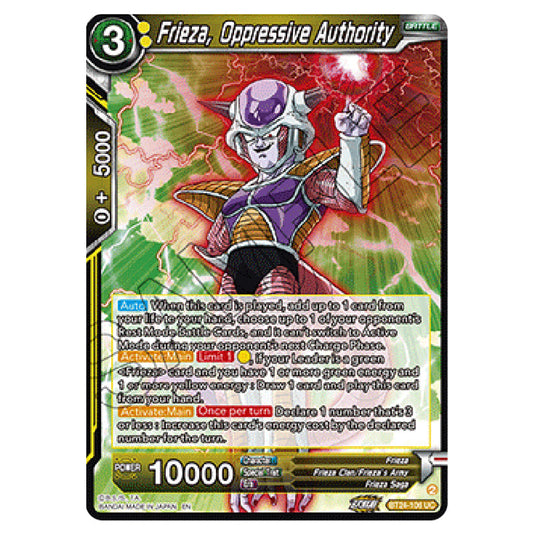 Dragon Ball Super - B24 - Beyond Generations - Frieza, Oppressive Authority - BT24-106