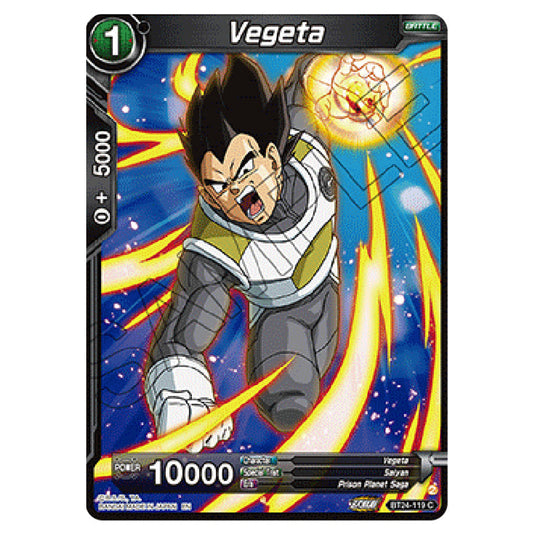 Dragon Ball Super - B24 - Beyond Generations - Vegeta - BT24-119