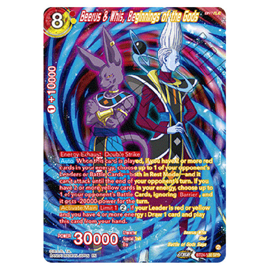 Dragon Ball Super - B24 - Beyond Generations - Beerus & Whis, Beginnings of the Gods - BT24-130 SPR