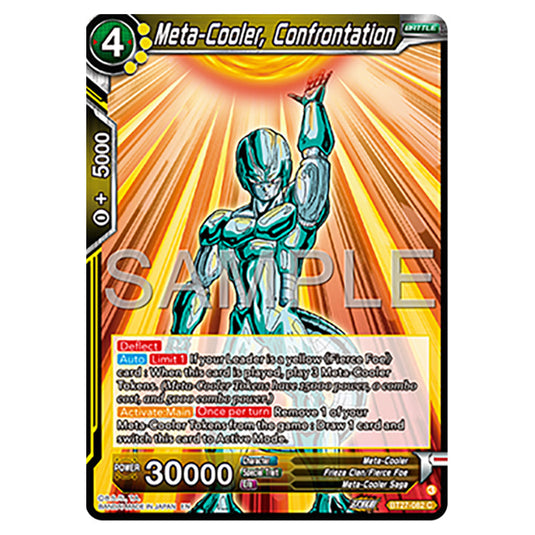 Meta-Cooler, Confrontation BT27-082 card from the Dragon Ball Super Card Game set B27 - History of Z