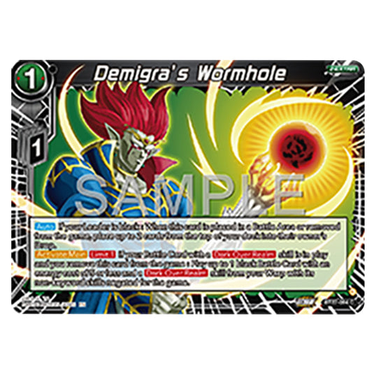 Demigra’s Wormhole BT27-094 card from the Dragon Ball Super Card Game set B27 - History of Z