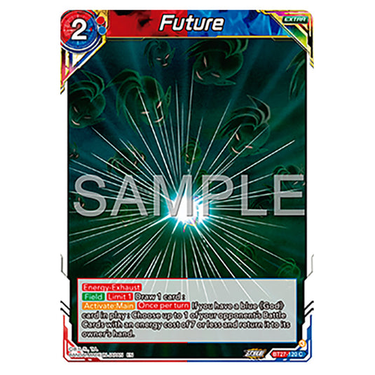 Future BT27-120 card from the Dragon Ball Super Card Game set B27 - History of Z