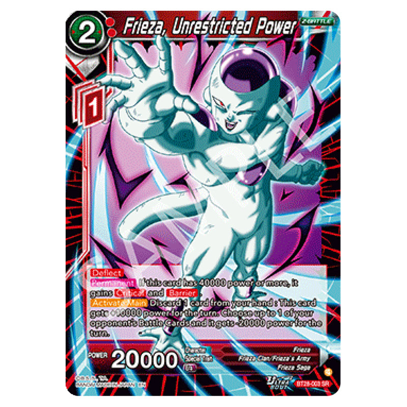 frieza saga booster box Dragon Ball Super - Prismatic Clash - Frieza, Unrestricted Power