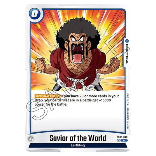 Savior of the World FB05-046 card from the Dragon Ball Super Card Game Fusion World set FB05 - New Adventure