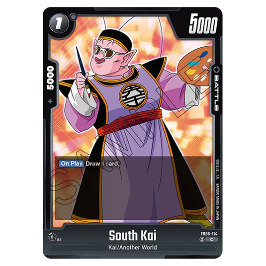 South Kai FB05-114 card from the Dragon Ball Super Card Game Fusion World set FB05 - New Adventure