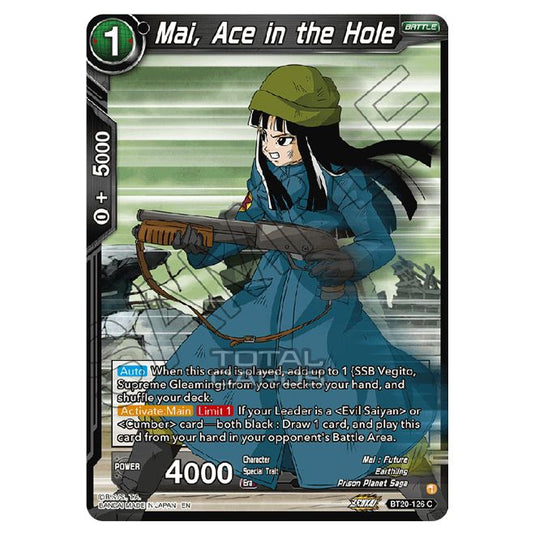 Dragon Ball Super - B20 - Power Absorbed - Mai, Ace in the Hole - BT20-126