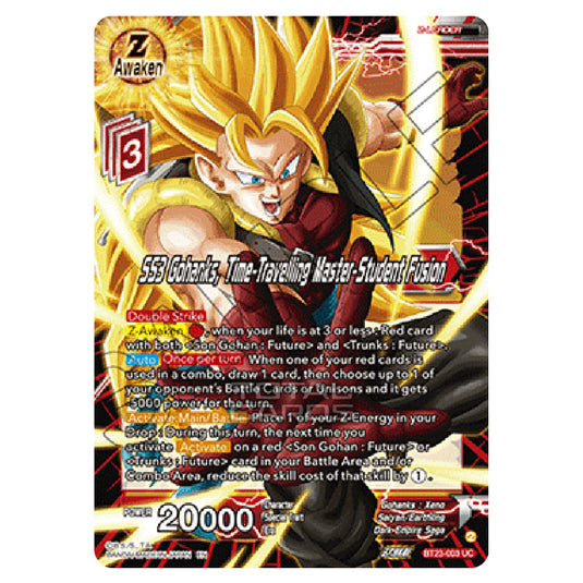 Dragon Ball Super - B23 - Perfect Combination - SS3 Gohanks, Time-Travelling Master-Student Fusion - BT23-003