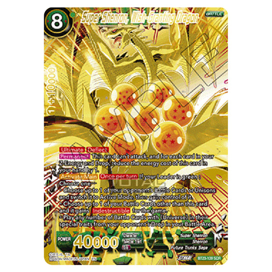 Dragon Ball Super - B23 - Perfect Combination - Super Shenron, Wish-Granting Dragon - BT23-139