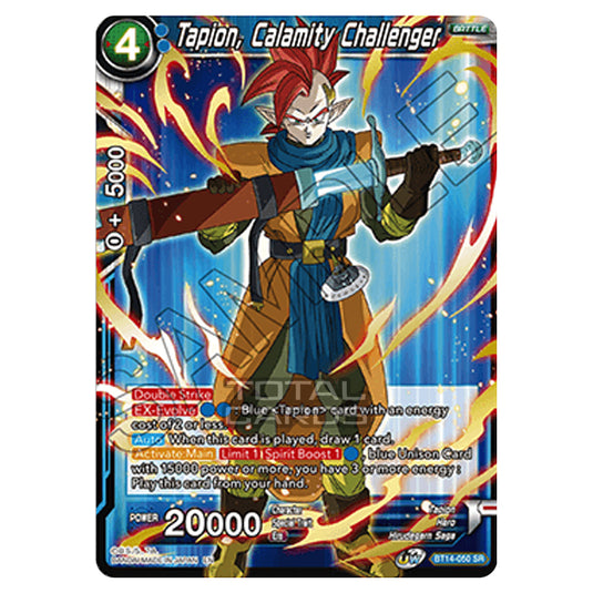 Dragon Ball Super - B14 - Cross Spirits - Tapion, Calamity Challenger - BT14-050