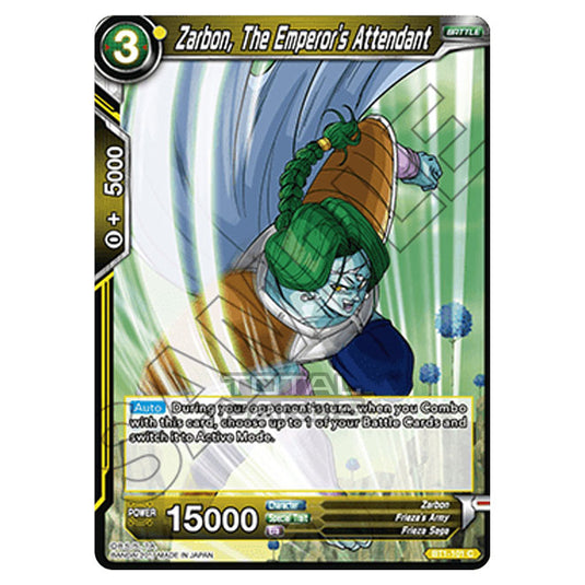 Dragon Ball Super - B01 - Galactic Battle - Zarbon, The Emperor's Attendant - BT1-101