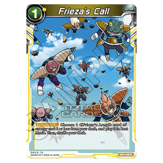 Dragon Ball Super - B01 - Galactic Battle - Frieza's Call - BT1-109
