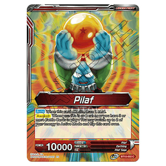 Dragon Ball Super - B10 - Unison Warrior Series - Rise of the Unison Warrior - Pilaf - BT10-002