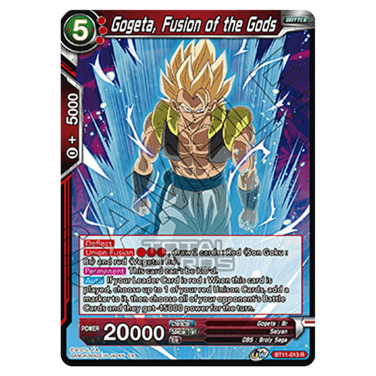 Dragon Ball Super - B11 - Vermilion Bloodline - Gogeta, Fusion of the Gods - BT11-013