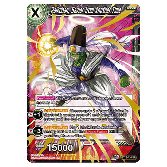 Dragon Ball Super - B12 - Vicious Rejuvenation - Paikuhan, Savior from Another Time - BT12-124
