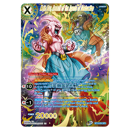 Dragon Ball Super - B13 - Supreme Rivalry - Majin Buu, Assault of the Agents of Destruction - BT13-034_SPR