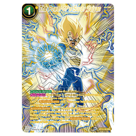 Dragon Ball Super - B13 - Supreme Rivalry - The Power of a Super Saiyan - BT13-120_SPR