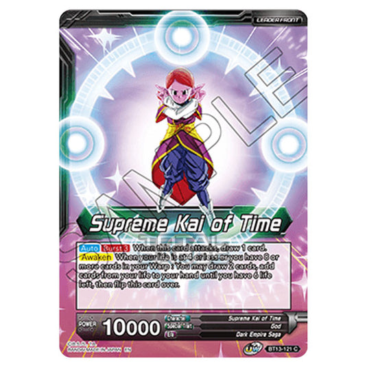 Dragon Ball Super - B13 - Supreme Rivalry - Supreme Kai of Time - BT13-121