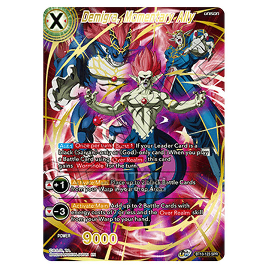 Dragon Ball Super - B13 - Supreme Rivalry - Demigra, Momentary Ally - BT13-123_SPR