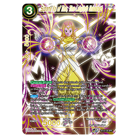 Dragon Ball Super - B13 - Supreme Rivalry - Supreme Kai of Time, Time Labyrinth Unleashed - BT13-135_SPR