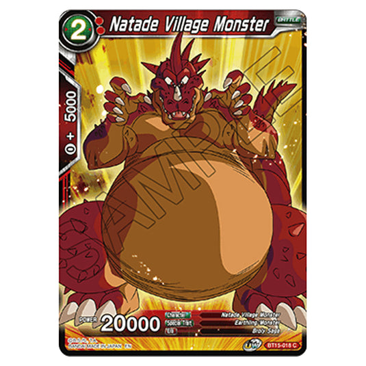 Dragon Ball Super - B15 - Saiyan Showdown - Natade Village Monster - BT15-018