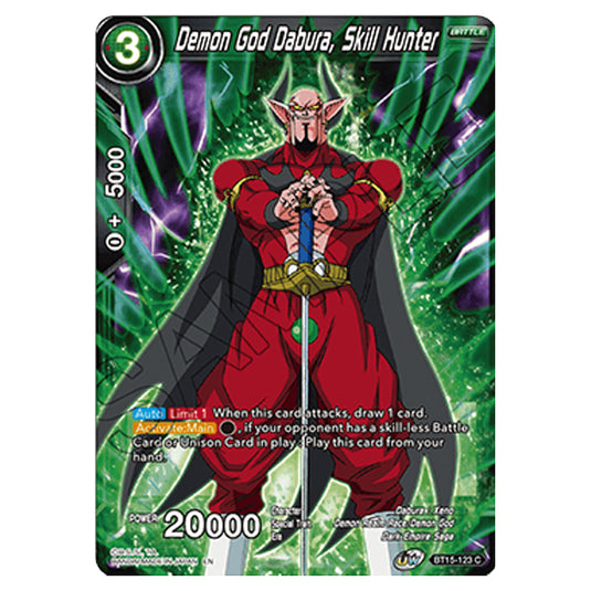 Dragon Ball Super - B15 - Saiyan Showdown - Skill Hunter Dabura - BT15-123