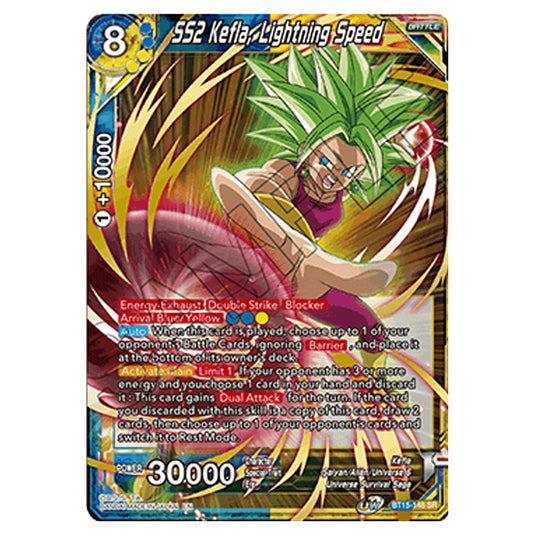 Dragon Ball Super - B15 - Saiyan Showdown - SS2 Kefla, Lightning Speed - BT15-148