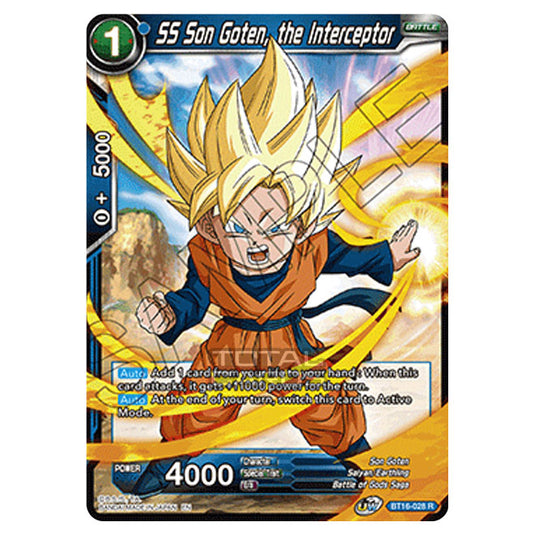 Dragon Ball Super - B16 - Realm Of The Gods - SS Son Goten, the Interceptor - BT16-028