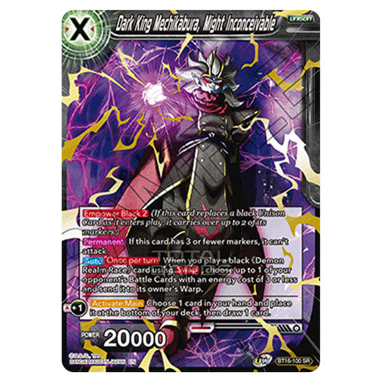 Dragon Ball Super - B16 - Realm Of The Gods - Dark King Mechikabura, Might Inconceivable - BT16-100