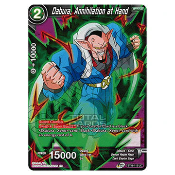 Dragon Ball Super - B16 - Realm Of The Gods - Pre-release - Dabura, Annihilation at Hand - BT16-113 (Foil)
