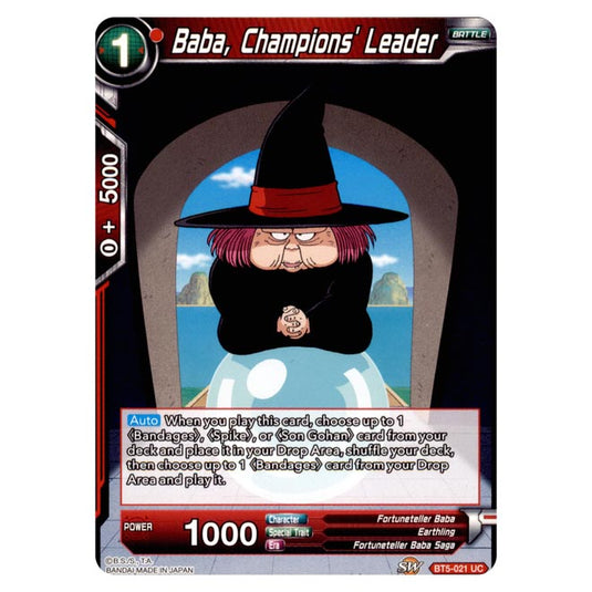 Dragon Ball Super - BT5 - Miraculous Revival - Baba, Champions' Leader - 21/120