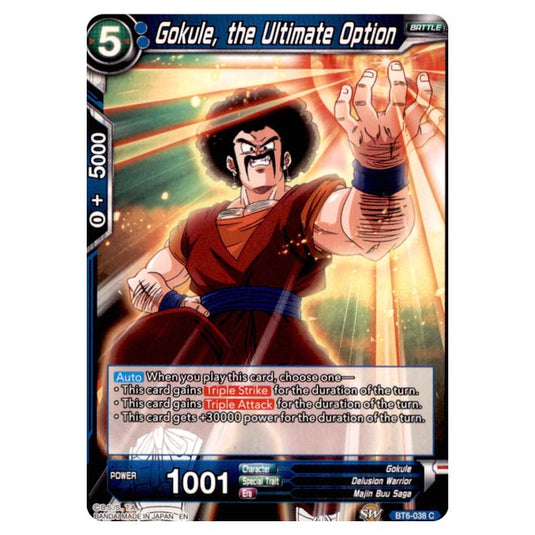 Dragon Ball Super - BT6 - Destroyer Kings - Gokule, the Ultimate Option - BT6-038