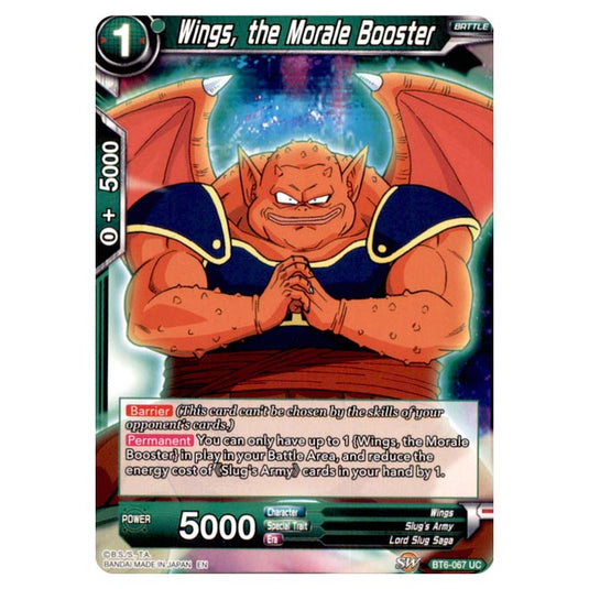 Dragon Ball Super - BT6 - Destroyer Kings - Wings, the Morale Booster - BT6-067